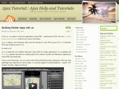 Ajax Tutorial : Ajax Help and Tutorials: