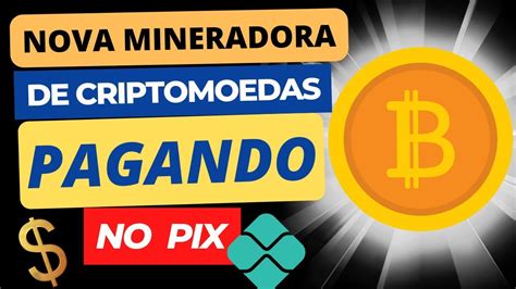 NOVA MINERADORA DE CRIPTOMOEDAS PAGANDO NO PIX SAIBA COMO GANHAR