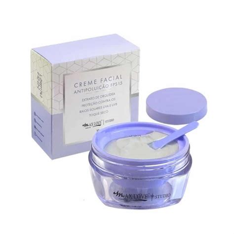 Creme Facial Antipoluição Fps15 Max Love 30g Shopee Brasil