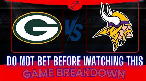 Sunday Night Football Picks Green Bay Packers Vs Minnesota Vikings