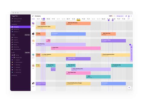 gantt chart timeline template collection