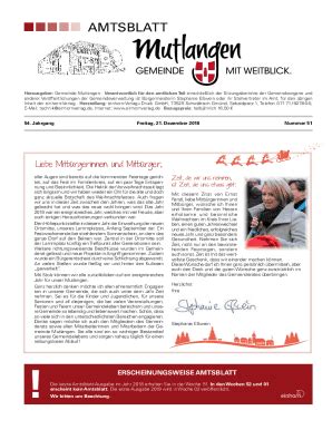 Ausfüllbar Online Gemeinde Mutlangen Amtsblatt Fax Email Drucken