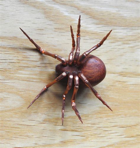 Sculpture Wooden Spider Sculpture Spider Spider Carving | Etsy