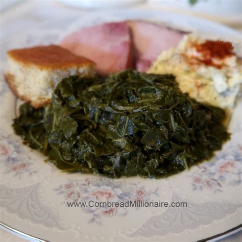 Smoky Collard Greens - Cornbread Millionaire