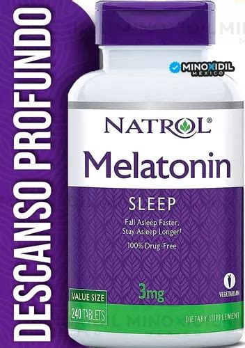 Natrol Natrol Suplemento Em Comprimidos De Melatonina 3 Mg 240