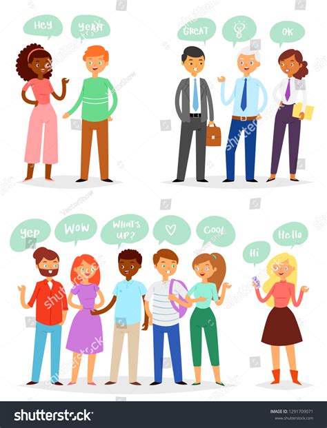 Bubble People Vector Bubbling Speech Communication เวกเตอร์สต็อก ปลอดค่าลิขสิทธิ์ 1291709071