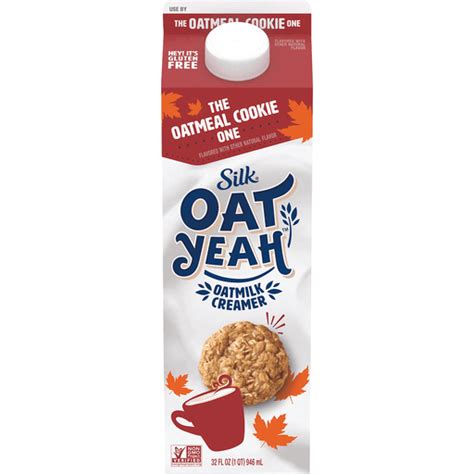 Silk Creamer Oat Dairy Free The Oatmeal Cookie One 32 Fl Oz Dairy And Non Dairy Creamers