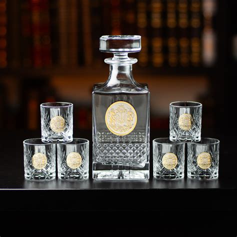 Купить набор для водки (6 рюмок и графин) "Тризуб Украины" от ...