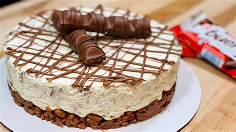 GÂTEAU SANS CUISSON AU KINDER BUENO Prêt en 15 min Deli Cuisine YouTube