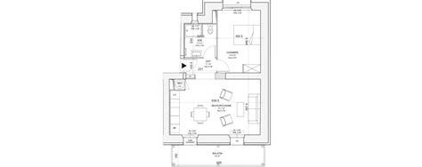 Plan Appartement T2 De 47 00 M² à Rénover à Niort Résidence « Caserne