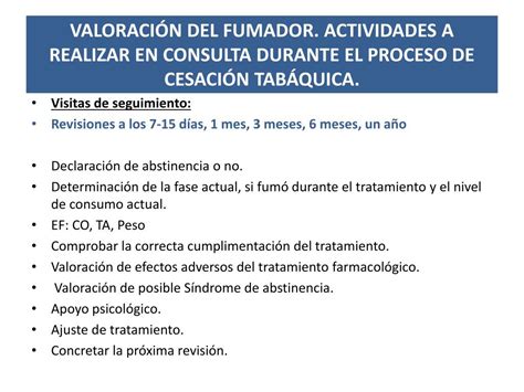 Ppt Abordaje Del Tabaquismo Experiencia En Consulta De Tabaquismo Del