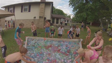 1000 Water Balloon Fight Part 1 Youtube