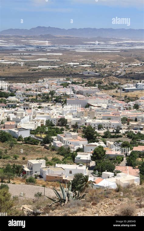 spain, typical, landscape, scenery, countryside, nature, whitewashed ...