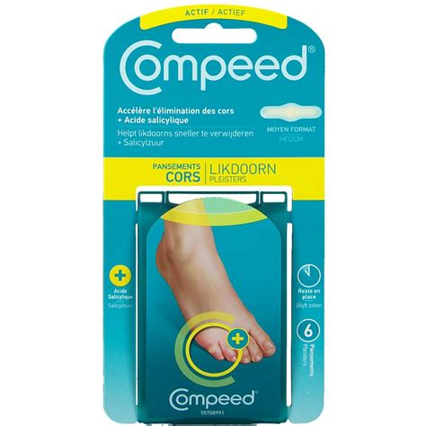 Compeed H Hneraugenpflaster Aktiv Medium Mit Salicyls Ure St