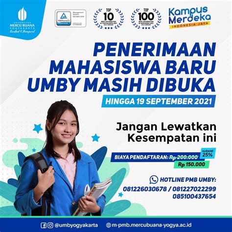 Pmb Umby Di Buka Pendaftaran Gelombang 3 Jalur Seleksi Prestasi Hot