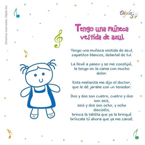 Canción Para Mi Hija Letras De Canciones Infantiles Canciones Infantiles Cancionero Infantil