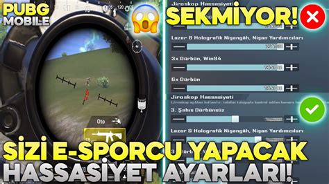 S Z E Sporcu Yapacak Hassas Yet Ayarlari Pubg Mob Le Parmak Ayari