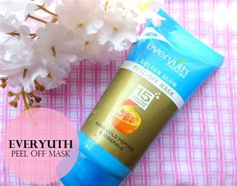 Everyuth Naturals Golden Glow Peel Off Mask Review Price How To Use