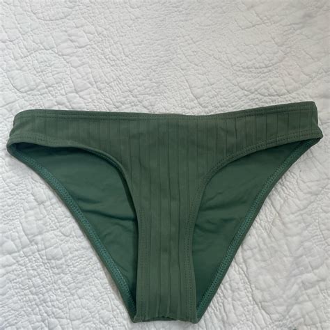 Khaki Bikini And Tankini Bottoms Depop