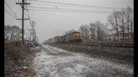 Railfan Short NJTransit CSX At Townley Along The Conrail Shared