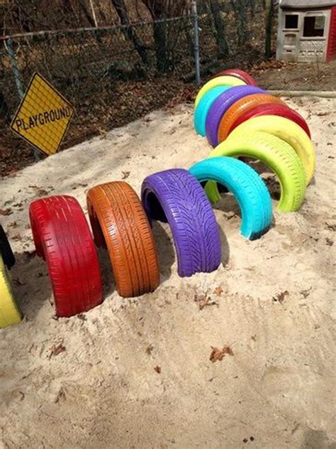 colorful-diy-dog-playground-with-sands | HomeMydesign