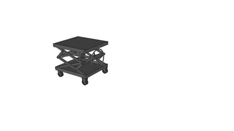 Restoration Hardware Scissor Lift Table 3d Warehouse