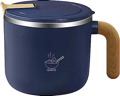 Ramen Cooker 1550ml Electric Noodle Ramen Hot Pot Cooker Mug Portable Travel Cooker For
