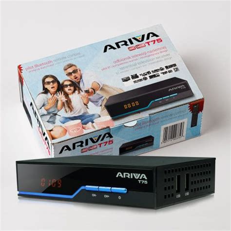 ARIVA T75 Digital Terrestrial Television Decoder DVB T2 HEVC H 265 EN