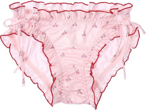 Iiniim Damen Slip String Bikini Badehose Tanga Panties Mit Kirsche Erdbeere Druck Frauen Bikini