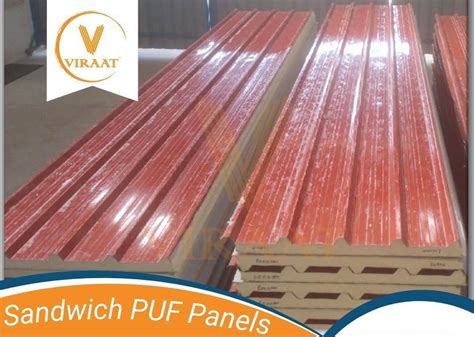 Viraat Color Coated Puf Sandwich Roofing Panel At Rs Square Meter