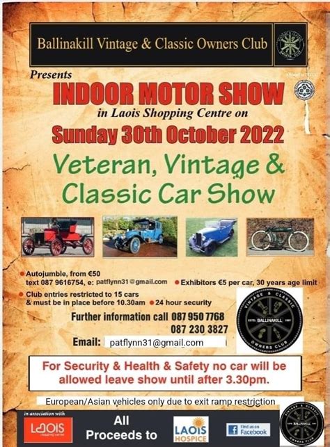 Vintage Car Show — LaoisSC