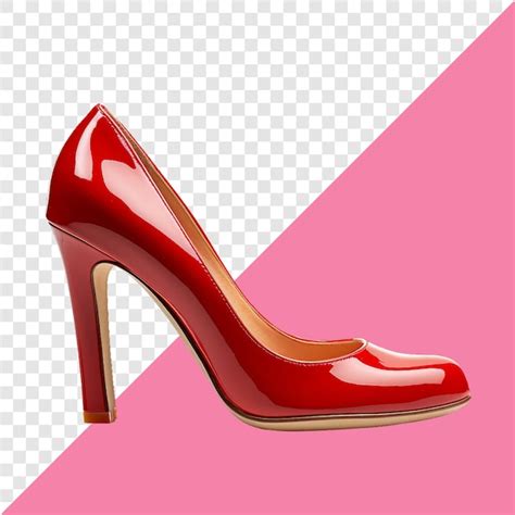 Premium PSD Platform Heels Transparent Background Isolated Image