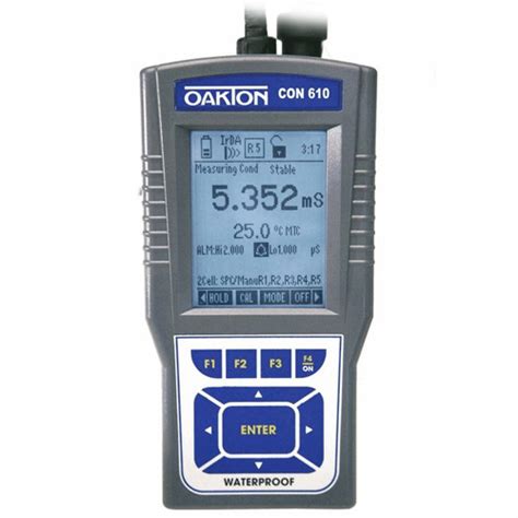 Buy Oakton Wd 35408 10 Con 610 Portable Waterproof Conductivity Meter