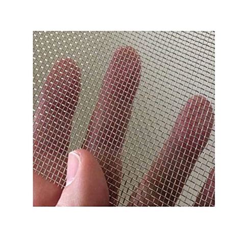 Pack Stainless Steel Woven Wire Mesh Metal Mesh Sheet Metal Security