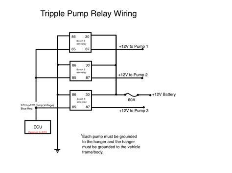 12v Relay Wiring Diagram Fuel Pump Circuit Diagram