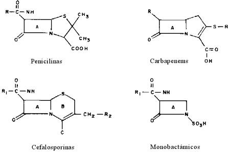 Antibioticos Betalactamicos Carbapenems Cefalosporinas Penicilinas