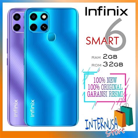 Jual HP INFINIX SMART 6 2 32 GARANSI RESMI INFINIX SMART6 HP