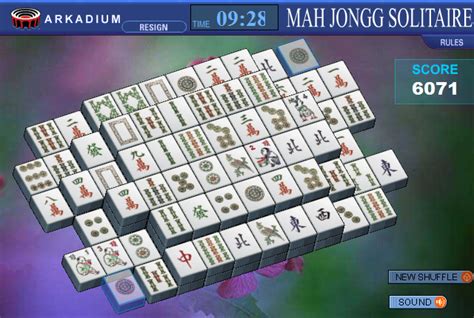 Mahjongg Solitaire (Arkadium) - Play Online on Flash Museum 🕹️