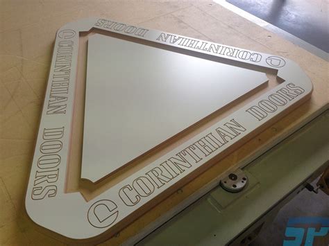 Mdf Triangular Display Scandinavian Profiles Machining