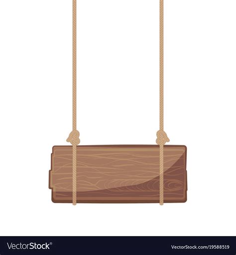 Wooden Signboard Hanging Royalty Free Vector Image