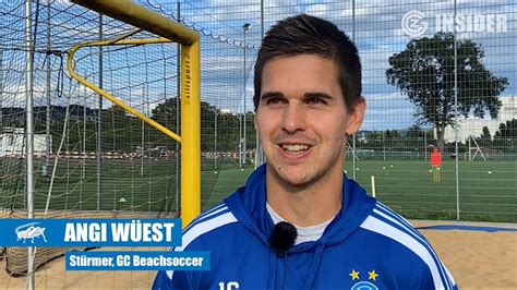 GC Fussball Angi Wüest Beachsoccer Stürmer im Interview YouTube