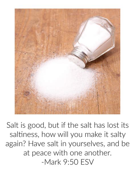 Be Salty The Jesus Way Mark 938 50 Sunday School Lesson Ministry