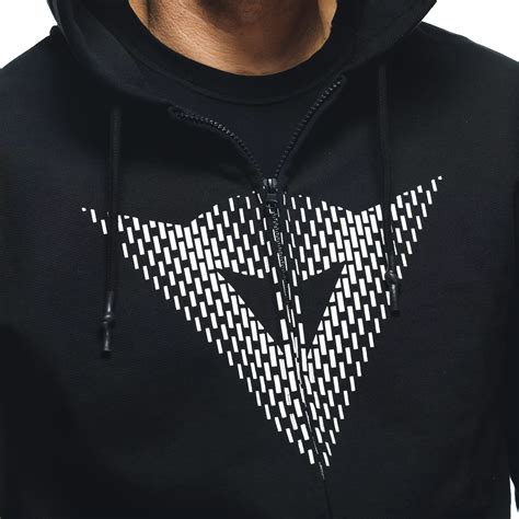 DAINESE HOODIE LOGO | BLACK/WHITE | Dainese