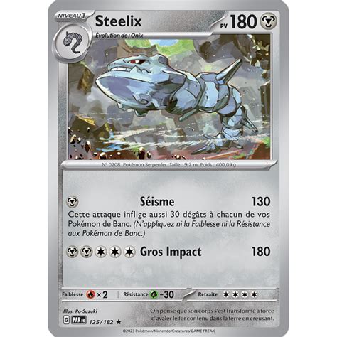 Steelix 125 182 Carte Pokémon Rare Neuve FR