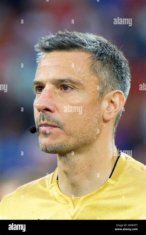 Referee Slavko Vincic During UEFA Euro 2024 Spain Vs Italy UEFA