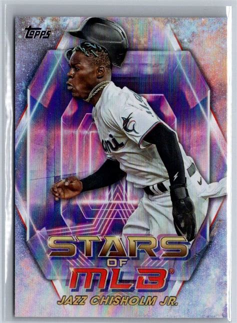 Jazz Chisholm Jr Topps Stars Of Mlb Miami Marlins Smlb Ebay