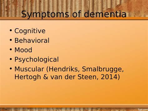 Dementia: Types, Symptoms, Historical Background, and Future