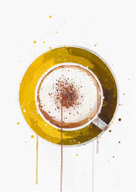 Coffee Wall Art Print 'Cappuccino' – WE LOVE PRINTS