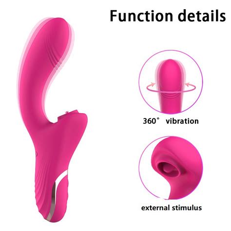 High Power Clit Licking Tongue Sucking Vibrator Silicone Adult New Sex