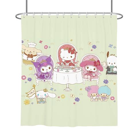 Dmh Sanrios Mymelody Cinnamoroll Kuromi Kawaii Anime Cartoon Shower